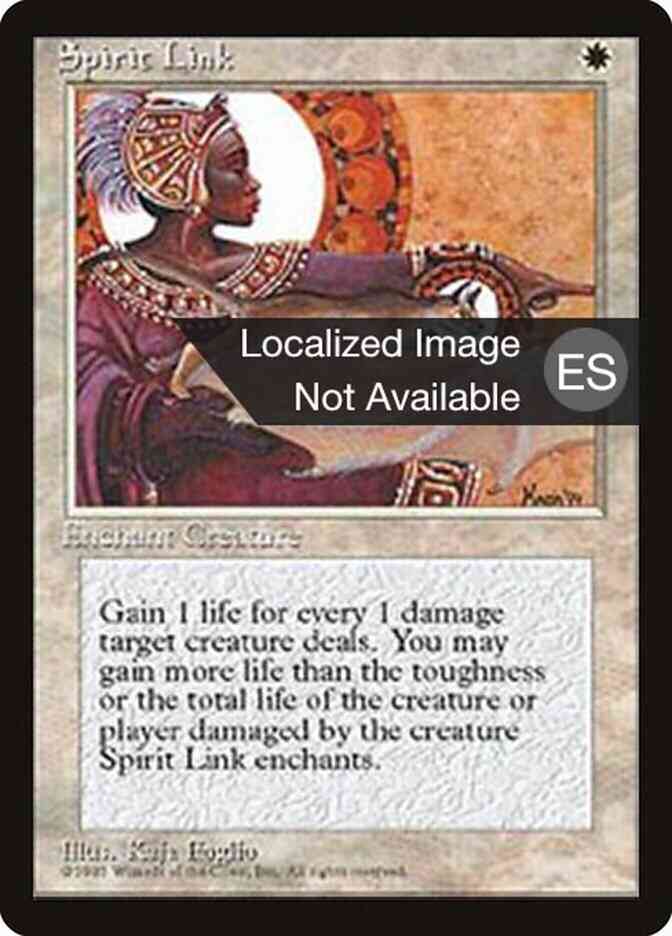 Spirit Link - Spanish [51] [Fourth Edition Black Border: Spanish] [Non-Foil]