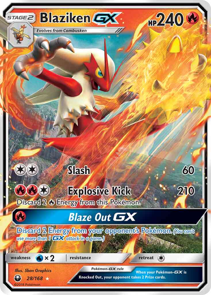 Blaziken-GX - 28/168 - Rare Holo GX [sm7-28] [Ultra]