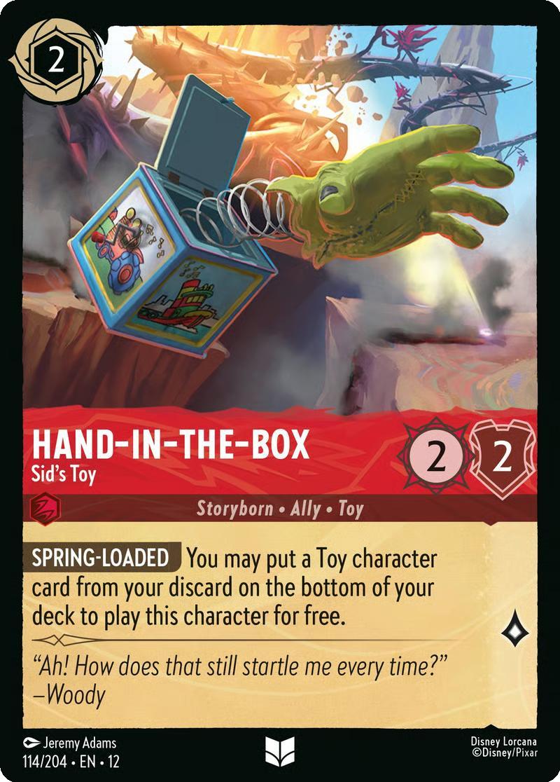 Hand-in-the-Box - Sid's Toy - 114/204 [Wilds Unknown] [Non-Foil]
