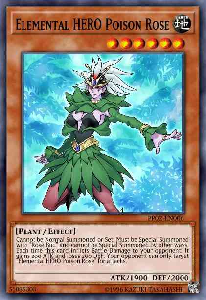 Elemental HERO Poison Rose - LCGX-EN036 - Rare - Unlimited