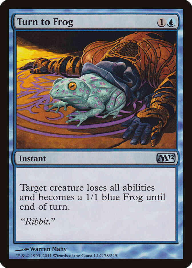 Turn to Frog [78] [Magic 2012] [Non-Foil]