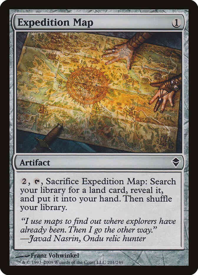 Expedition Map [201] [Zendikar] [Non-Foil]