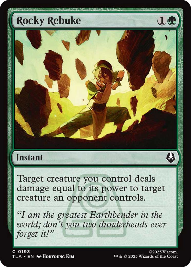 Rocky Rebuke [193] [Avatar: The Last Airbender] [Non-Foil]