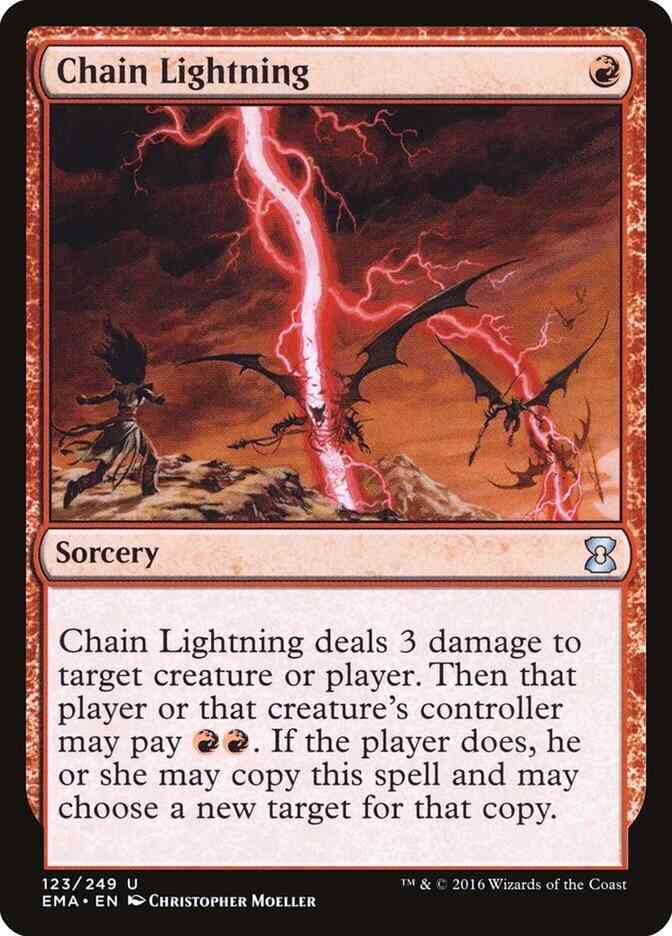 Chain Lightning [123] [Eternal Masters] [Non-Foil]