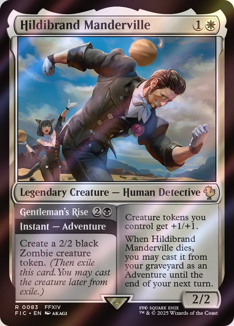 Hildibrand Manderville // Gentleman's Rise [83] [FINAL FANTASY: Commander] [Surge Foil]
