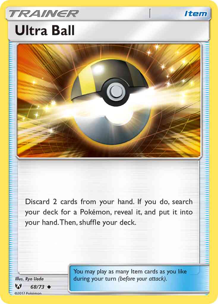 Ultra Ball - 68/73 - Uncommon [sm35-68] [Reverse Holo]