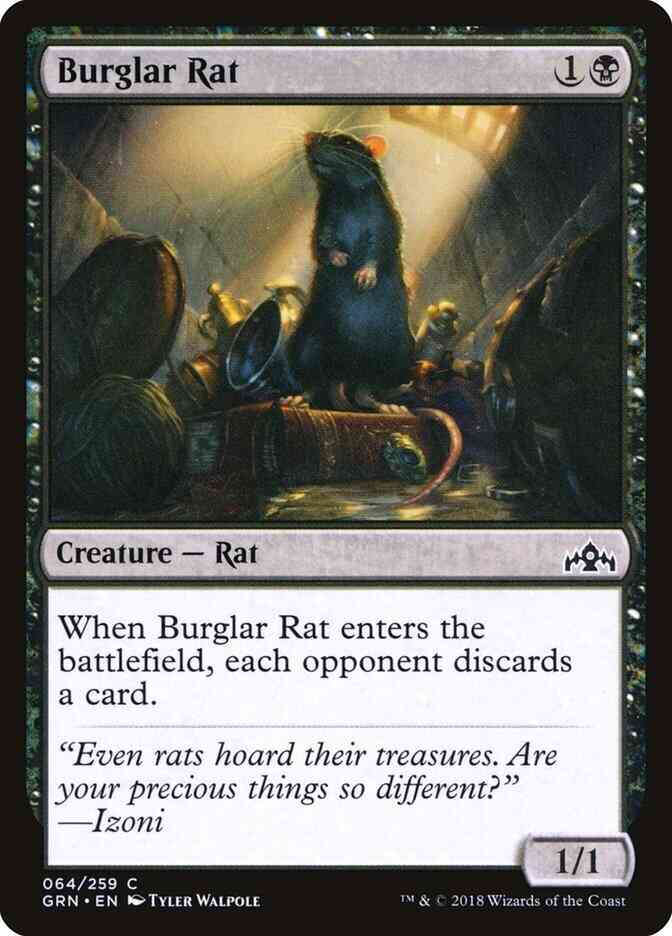 Burglar Rat [64] [Guilds of Ravnica] [Non-Foil]