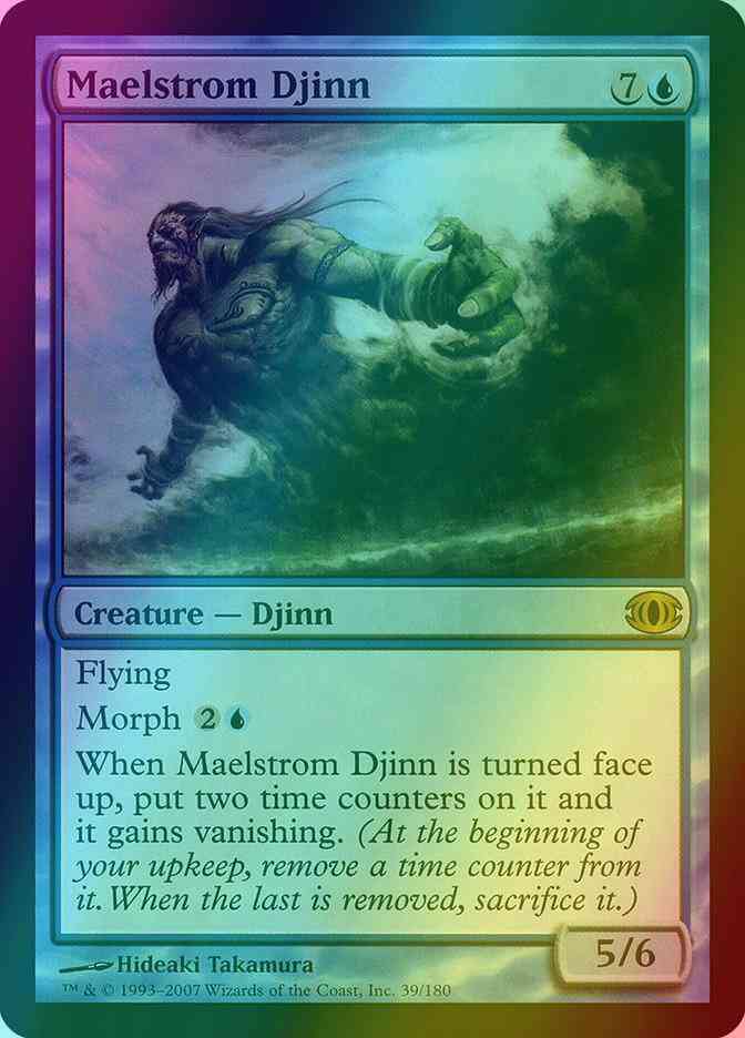 Maelstrom Djinn [39] [Future Sight] [Foil]