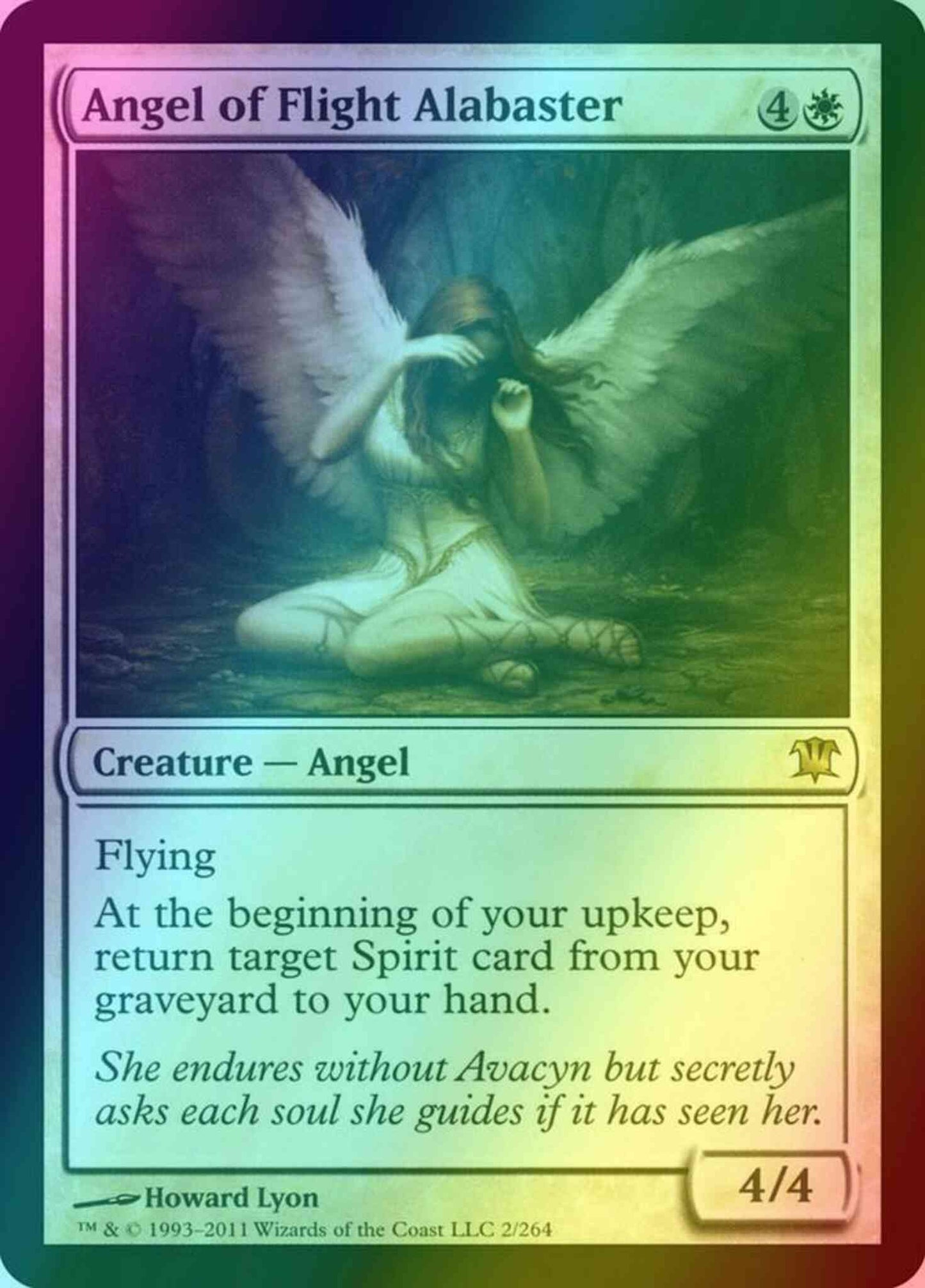 Angel of Flight Alabaster [2] [Innistrad] [Foil]