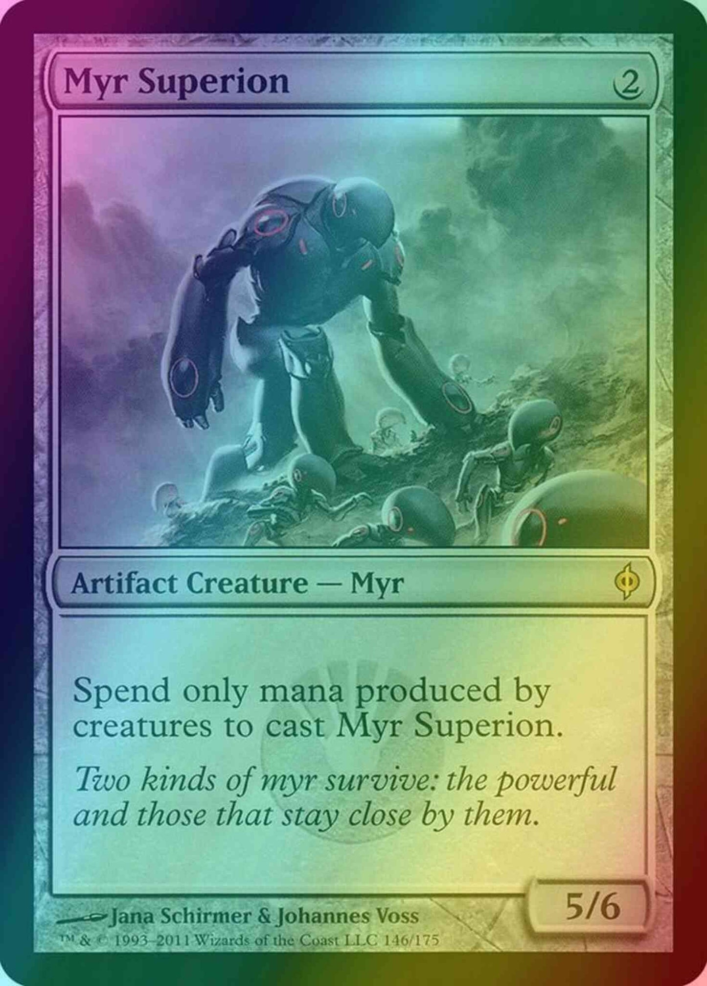Myr Superion [146] [New Phyrexia] [Foil]