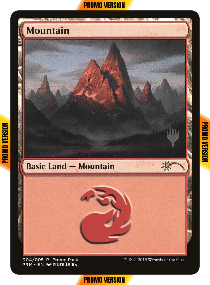 Mountain [4] [Promo Pack] [M20 Promo Packs] [Non-Foil]