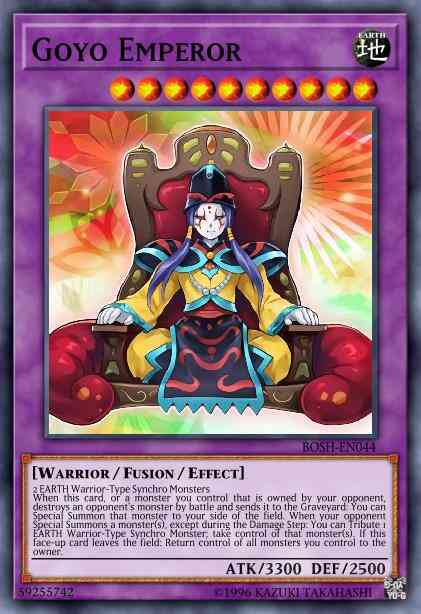 Goyo Emperor - BOSH-EN044 - Rare - 1st Edition