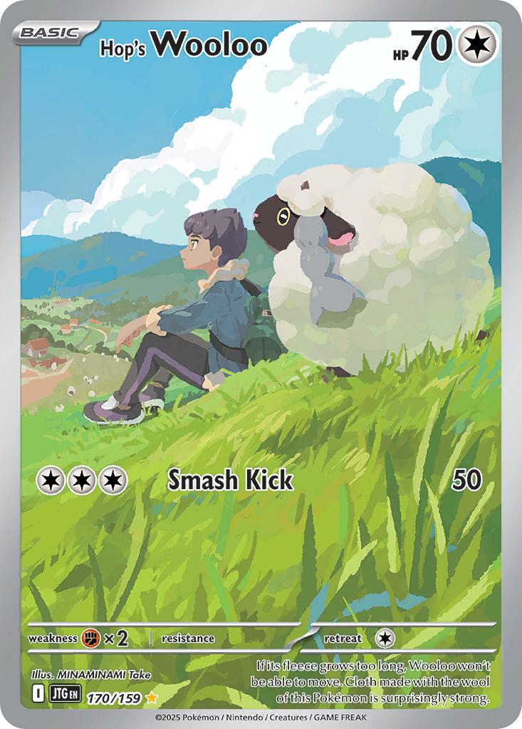 Hop's Wooloo - 170/159 - Illustration Rare [sv09-170] [Ultra]