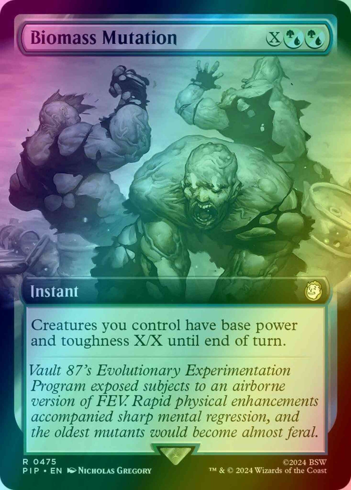 Biomass Mutation [475] [Extended Art] [Fallout] [Foil]