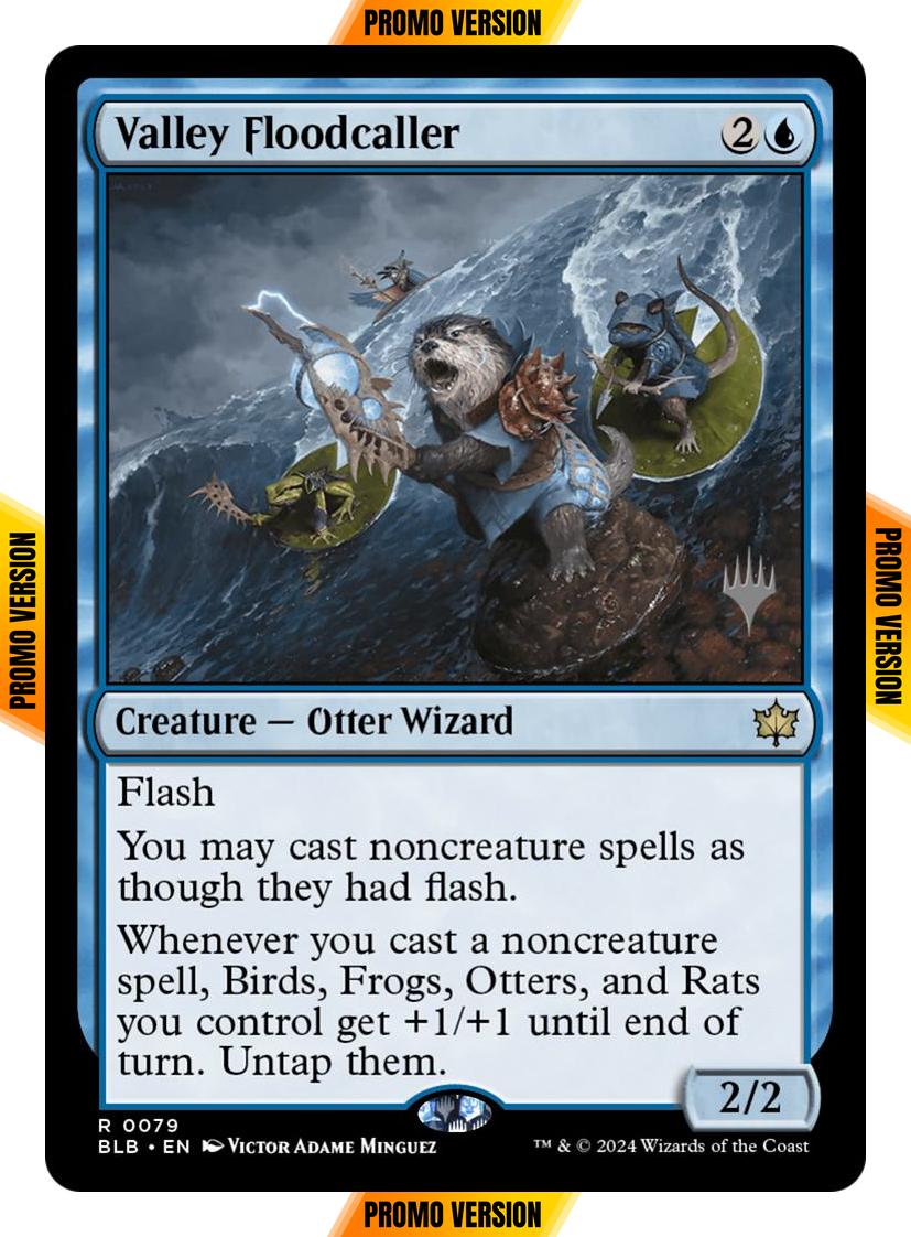 Valley Floodcaller [79p] [Promo Pack] [Bloomburrow: Promos] [Non-Foil]