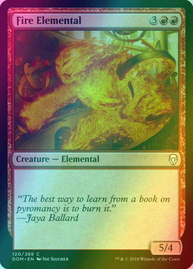 Fire Elemental [120] [Dominaria] [Foil]