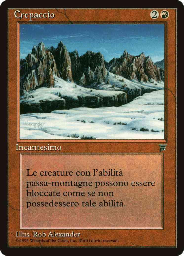 Crevasse - Italian [138] [Legends: Italian] [Non-Foil]