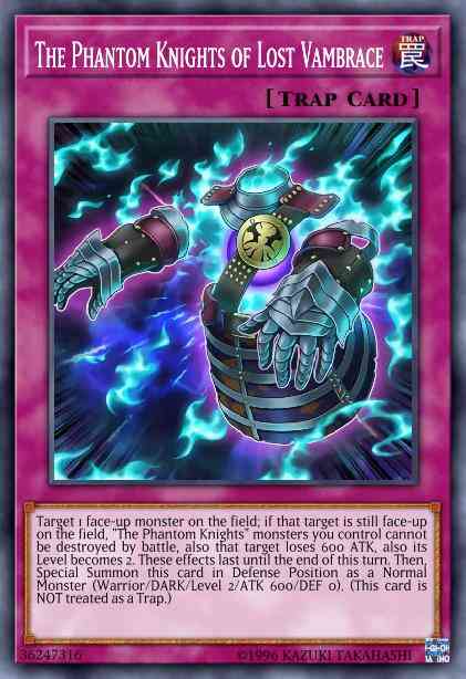 The Phantom Knights of Lost Vambrace - MP18-EN021 - Common - 1st Edition