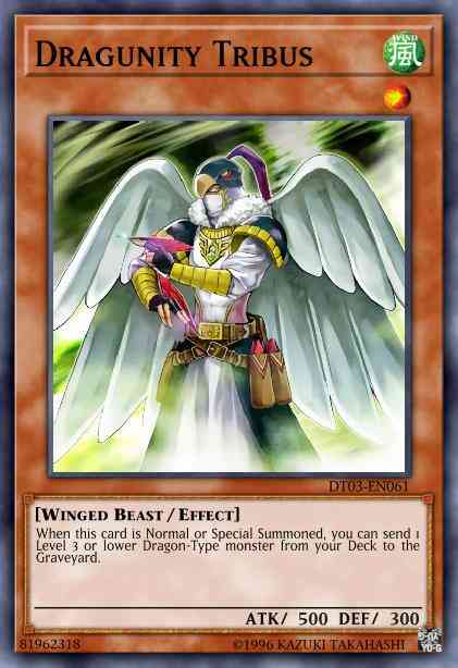 Dragunity Tribus - DT03-EN061 - Duel Terminal Rare Parallel Rare - Duel Terminal