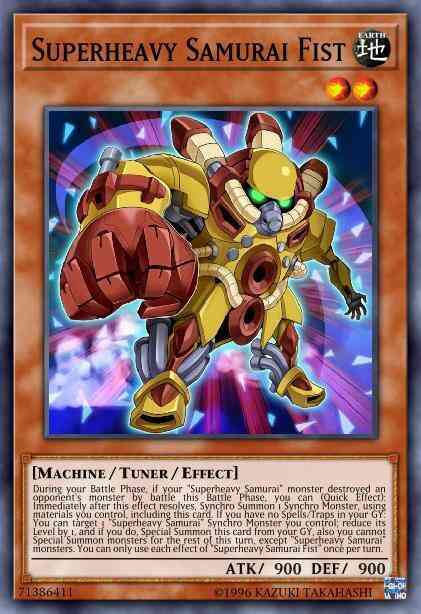 Superheavy Samurai Fist - BLLR-EN010 - Ultra Rare - 1st Edition