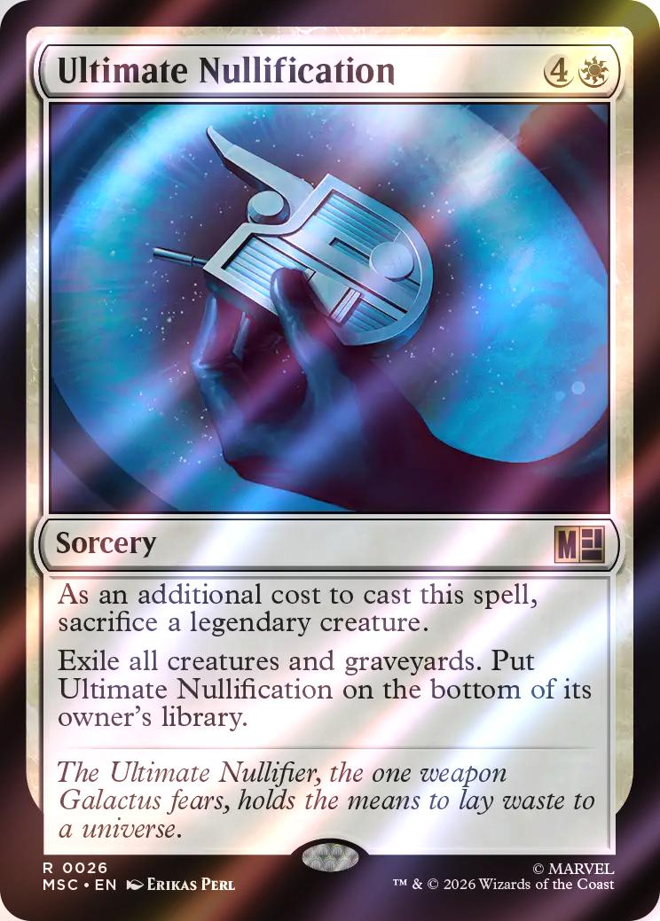 Ultimate Nullification [26] [Marvel Super Heroes: Commander] [Surge Foil]