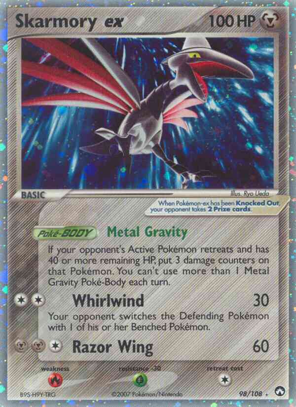 Skarmory ex - 98/108 - Rare Holo EX [ex16-98] [Ultra]