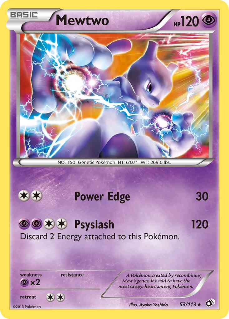 Mewtwo - 53/113 - Rare Holo [bw11-53] [Holo]
