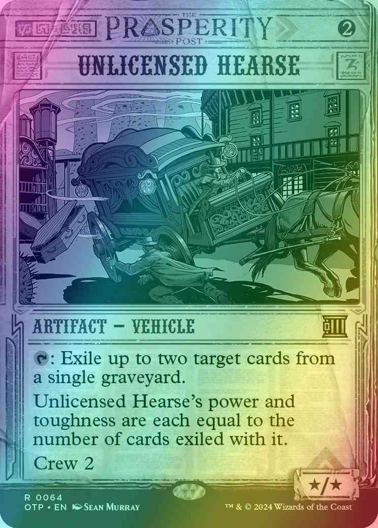 Unlicensed Hearse [64] [Breaking News Showcase] [Breaking News] [Foil]