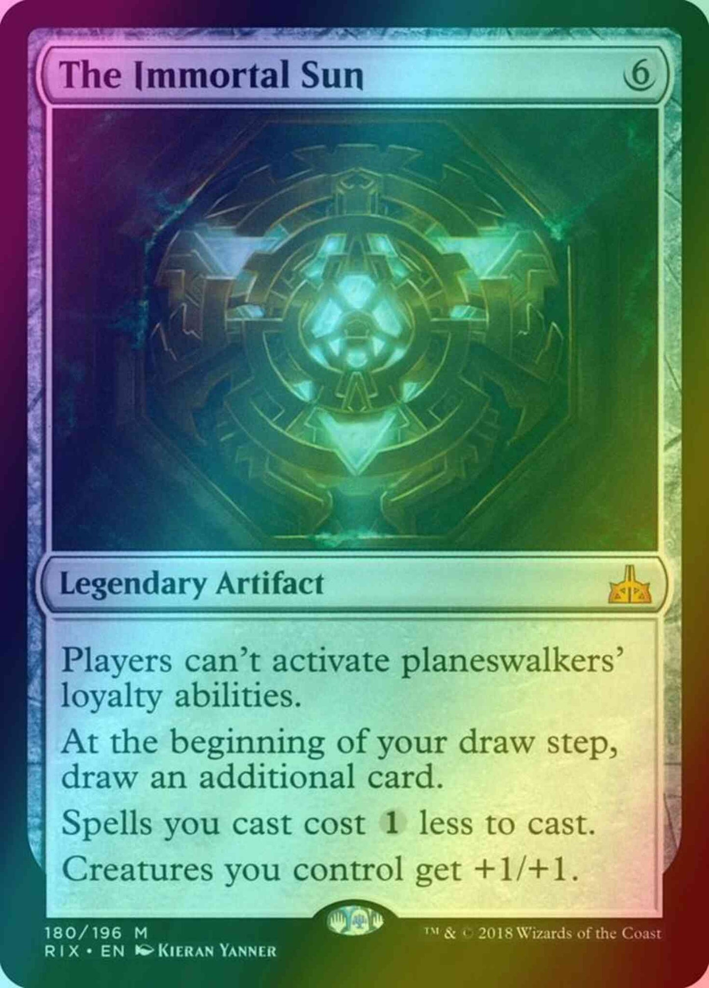 The Immortal Sun [180] [Rivals of Ixalan] [Foil]
