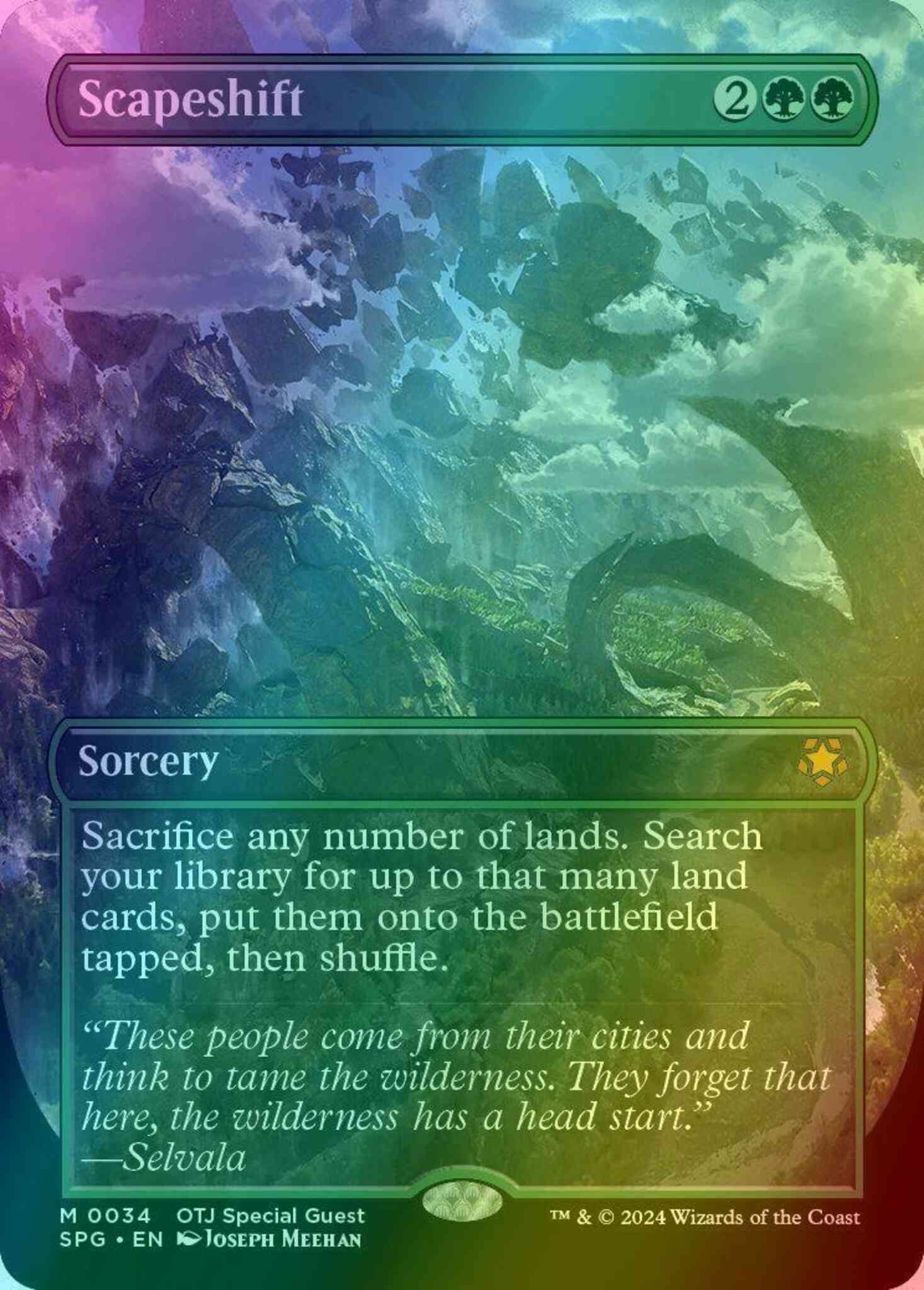 Scapeshift [34] [Borderless] [Special Guests] [Foil] – Face to