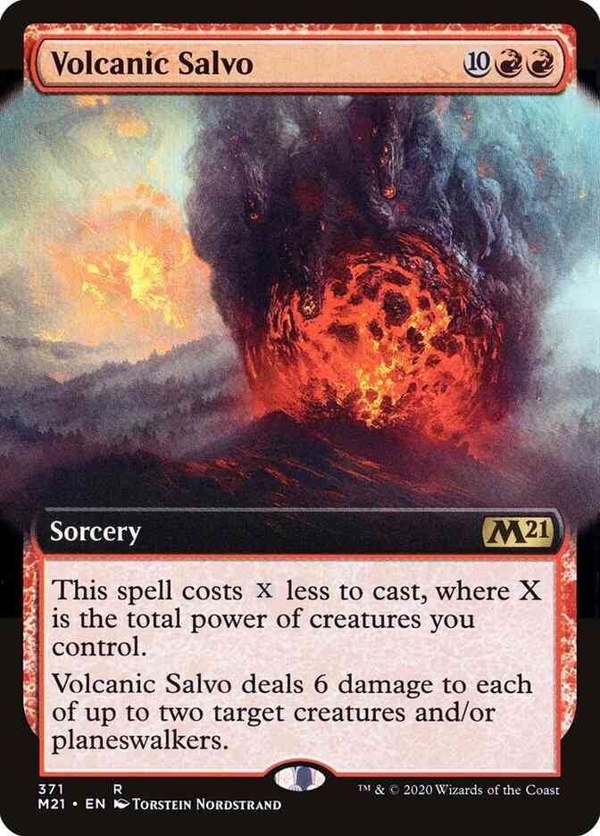 Volcanic Salvo [371] [Extended Art] [Core Set 2021] [Non-Foil]