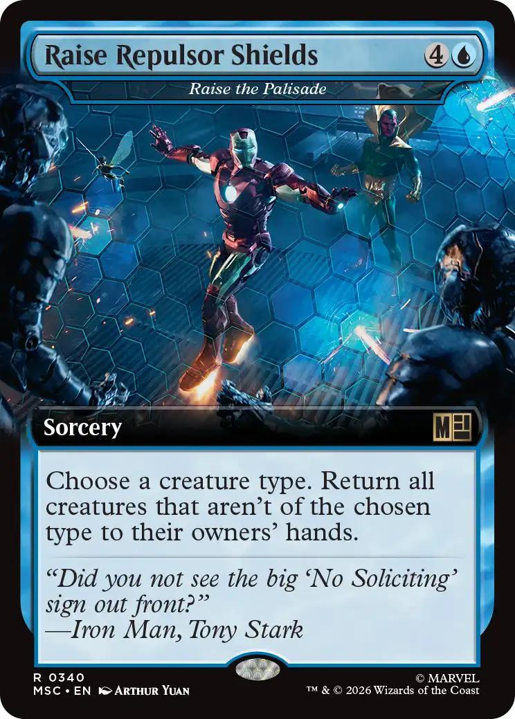 Raise the Palisade [340] [Extended Art] [Marvel Super Heroes: Commander] [Non-Foil]