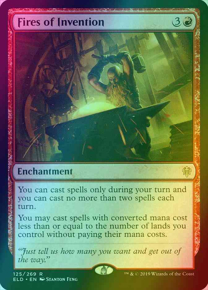 Fires of Invention [125] [Throne of Eldraine] [Foil]