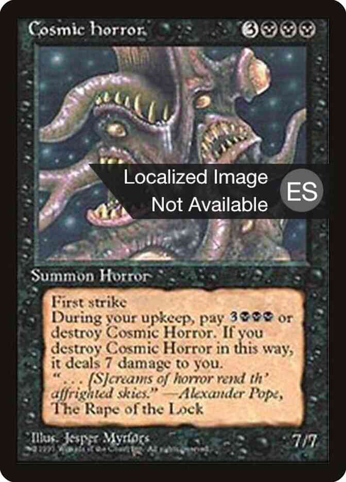Cosmic Horror - Portuguese [126] [Fourth Edition Black Border: Portuguese] [Non-Foil]