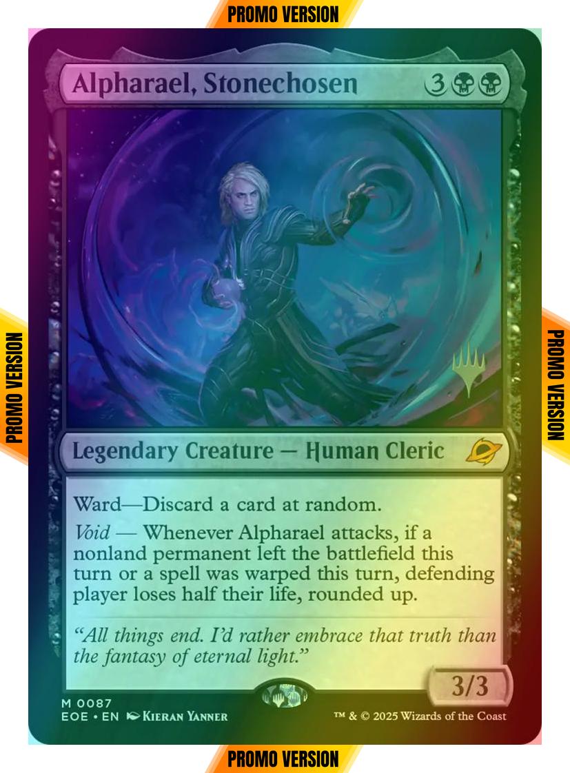 Alpharael, Stonechosen [87p] [Promo Pack] [Edge of Eternities: Promos] [Foil]
