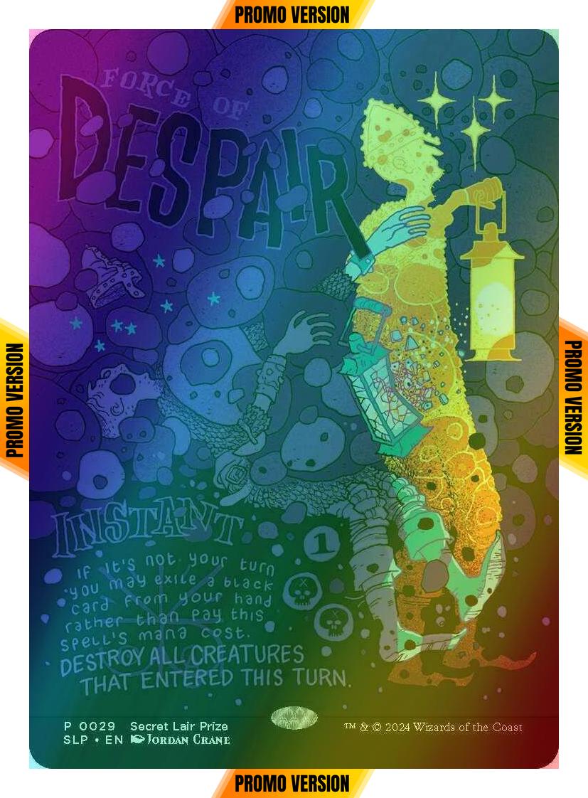 Force of Despair [0029] [Borderless] [Secret Lair Promo] [Foil]