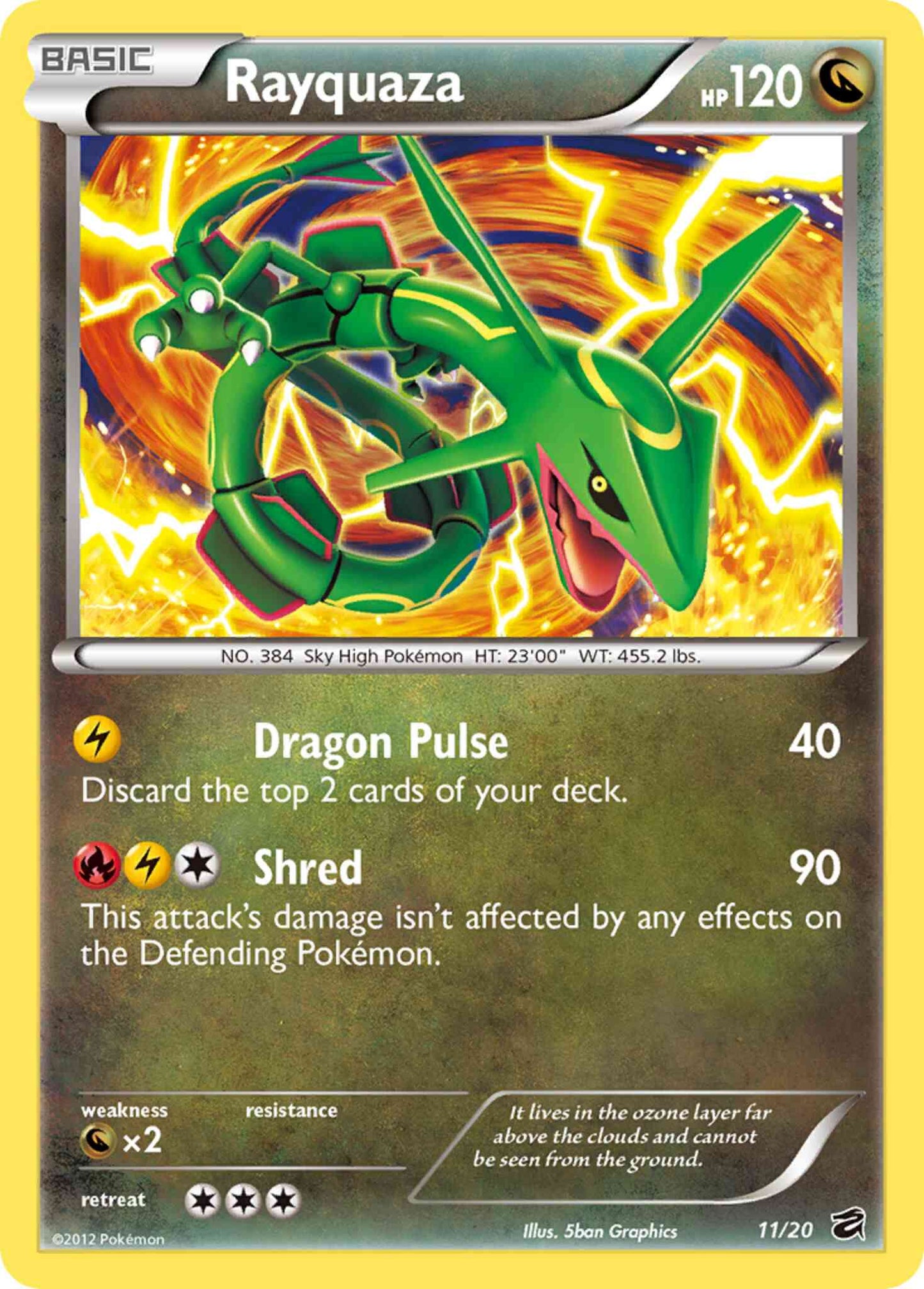 Rayquaza - 11/20 - Rare Holo [dv1-11] [Holo]