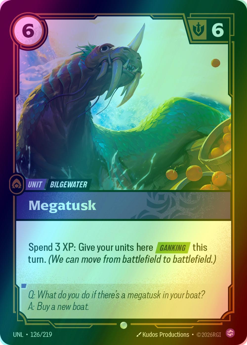 Megatusk - 126/219 [Unleashed] [Foil]