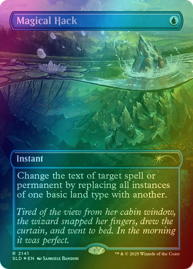 Magical Hack [2141] [Borderless] [Dandân Deck] [Secret Lair Drop] [Foil]