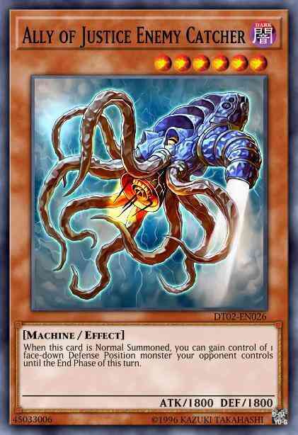 Ally of Justice Enemy Catcher - HA02-EN020 - Super Rare - 1st Edition