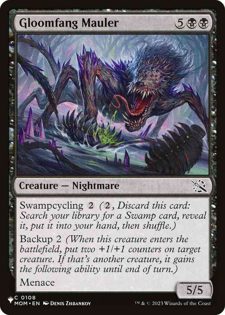 Gloomfang Mauler [MOM-108] [The List] [Non-Foil]