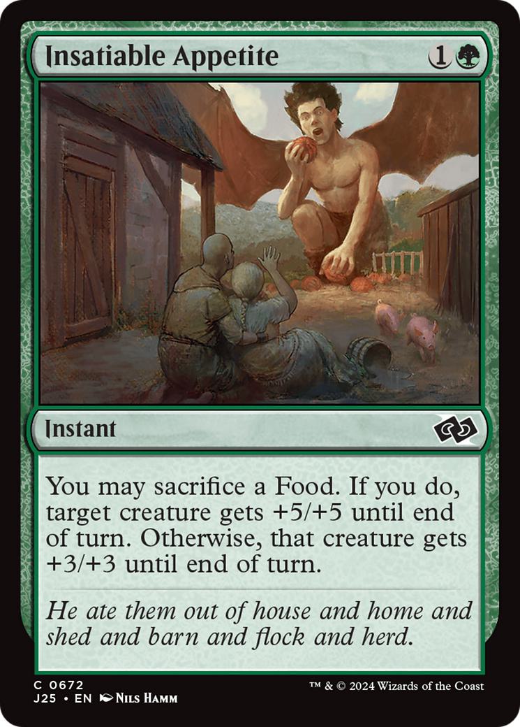 Insatiable Appetite [672] [Foundations: Jumpstart] [Non-Foil]