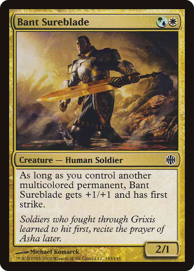 Bant Sureblade [143] [Alara Reborn] [Non-Foil]