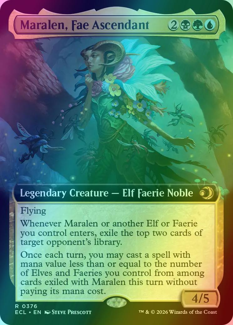 Maralen, Fae Ascendant [376] [Extended Art] [Lorwyn Eclipsed] [Foil]