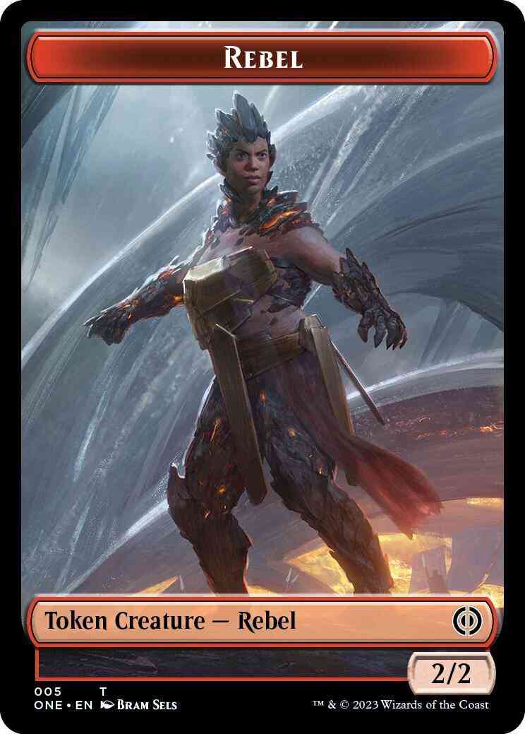 Rebel Token [05] [Phyrexia: All Will Be One: Tokens] [Non-Foil]
