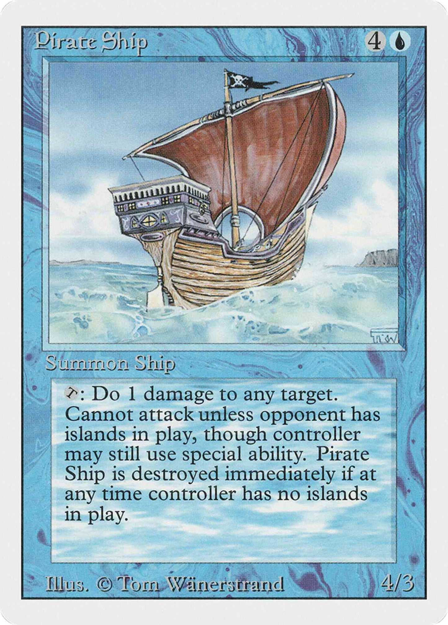 Pirate Ship [72] [Revised Edition] [Non-Foil]