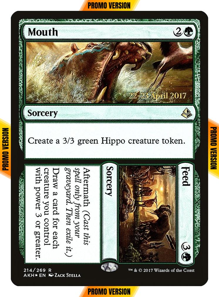 Mouth // Feed [214s] [Amonkhet Promos] [Foil]