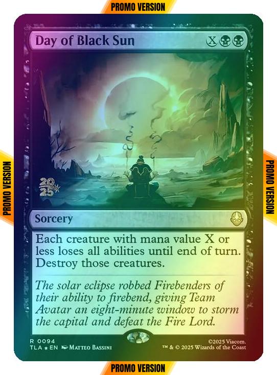 Day of Black Sun [94s] [Prerelease] [Avatar: The Last Airbender: Promos] [Foil]