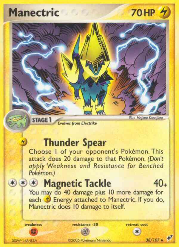 Manectric - 38/107 - Uncommon [ex8-38] [Reverse Holo]