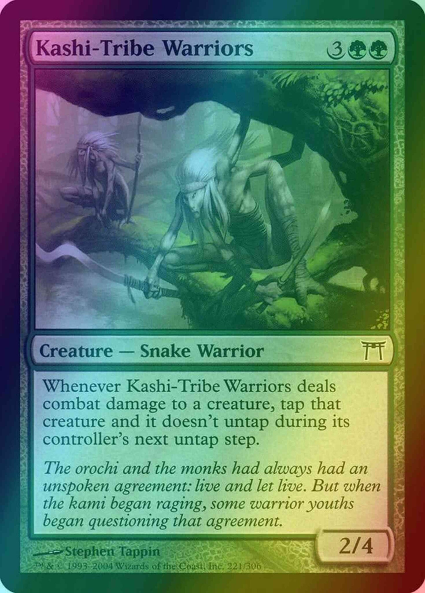 Kashi-Tribe Warriors [221] [Champions of Kamigawa] [Foil]